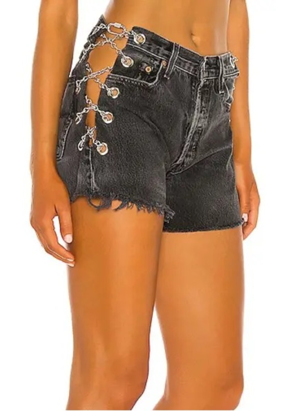 Eb Denim Vintage Chain Shorts